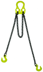 Double Chain Sling - #30002; 7/32" x 10' - Exact Industrial Supply