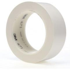 1-1/2X36 YDS 471 WHITE VINYL TAPE - Exact Industrial Supply