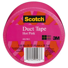 Scotch Duct Tape 920-PNK-C 1.88″ × 20 yd (48 mm × 18 2 m) Pink - Exact Industrial Supply