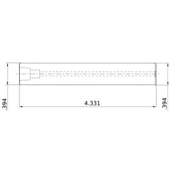 IMX10-S10L110C CARBIDE HOLDER LONG