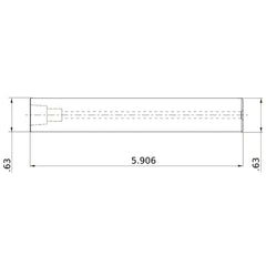 IMX16-S16L150C CARBIDE HOLDER LONG