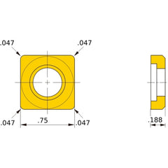 ISSN633 CARBIDE SPARE PART