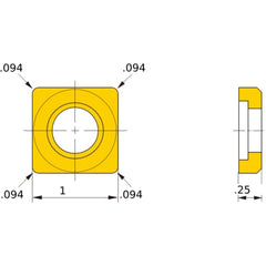 ISSN846 CARBIDE SPARE PART