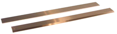 #SE72SSHD - 72" Long x 3-1/64" Wide x 11/32" Thick - Stainless Steel Straight Edge - No Bevel; No Graduations - Exact Industrial Supply