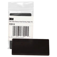 3M Paint Defect Removal Hand Sanding Rubber Pad 33912 4.5″ × 2.6″ - Exact Industrial Supply