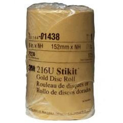 6 - P220 Grit - 236U Disc Roll - Exact Industrial Supply