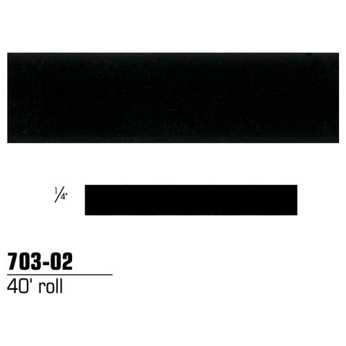 1/4 in × 40 ft 3M™ Scotchcal™ Striping Ta Black Alt Mfg # 70302 - Exact Industrial Supply