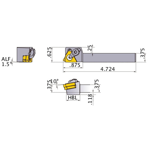 MMTER-063SM TURNING HOLDER