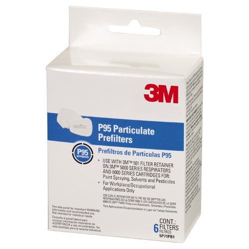 6 eaches/pack 3M™ P95 Particulate Filters 5 Alt Mfg # 95804 - Exact Industrial Supply