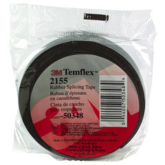 3M Temflex Rubber Splicing Tape 2155 3/4″ × 22 ft Black - Exact Industrial Supply