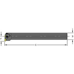 S08M NEL2 Steel Boring Bar - Exact Industrial Supply