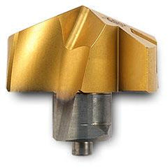 .5433 Cutting Dia. TiAlN/TiN End Mount Drill Tip - Exact Industrial Supply