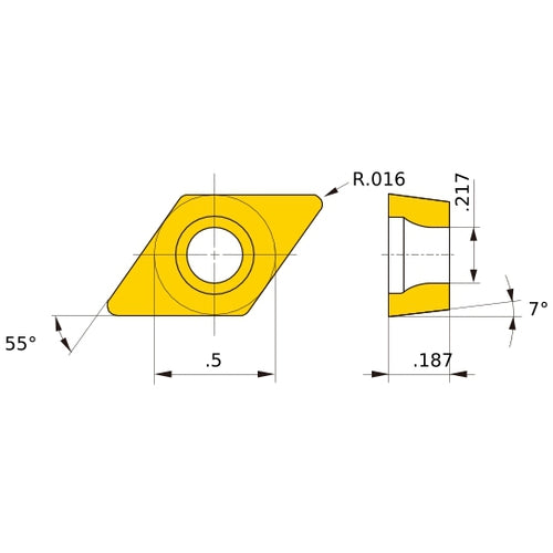 DCMT431MM MC7025 INSERT