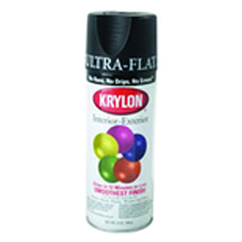 Interior/Exterior Industrial Maintenance Paint Ultra Flat Black - Exact Industrial Supply