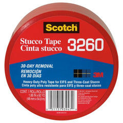 Scotch Stucco Tape 3260-A 1.88″ × 60 yd (48 mm × 54.8 m) Stucco Tape - Exact Industrial Supply