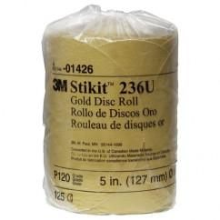 5 - P120 Grit - 236U Disc Roll - Exact Industrial Supply