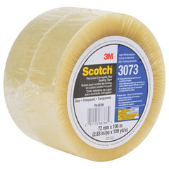 Scotch Recycled Corrugate Box Sealing Tape 3073 Clear 72 mm × 100 m - Exact Industrial Supply