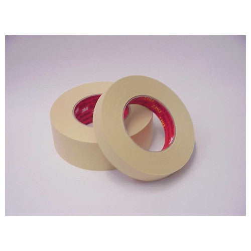 3M Premium High Temperature Masking Tape 2393 Tan 18 mm × 55 m 7.6 mil - Exact Industrial Supply