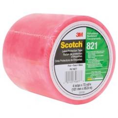 List 821 4" x 72 yds Labelgard Film Tape - Pink - Exact Industrial Supply