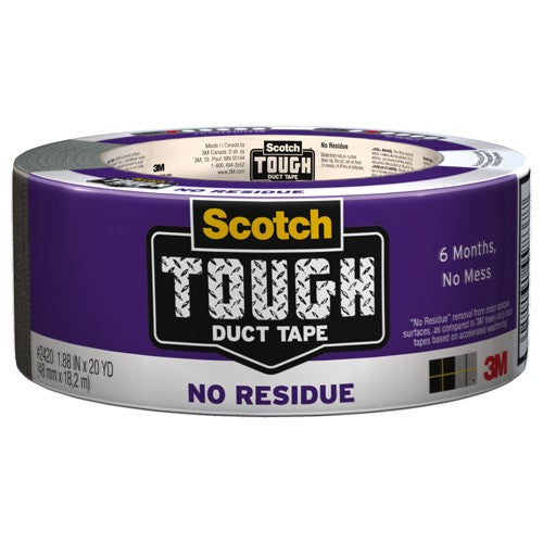 3M No Residue Duct Tape 2420-A 1.88″ × 20 yd (48 0 mm × 18 2 m) - Exact Industrial Supply