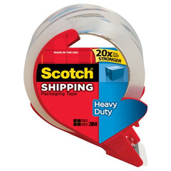 Scotch Heavy Duty Shipping Packaging Tape 3850S-RD 1.88″ × 38.2 yd (48 mm × 35 m) - Exact Industrial Supply