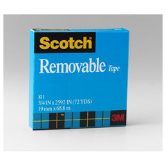 Scotch Removable Tape 811 3/4″ × 2592″ Boxed - Exact Industrial Supply