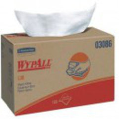 Dry Wipe, WYPALL L30, 9 3/4 in × 10 in, Number of Sheets 120, White - Exact Industrial Supply