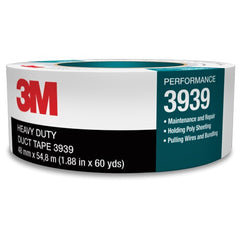 3M Heavy Duty Duct Tape 3939 Silver 24 mm × 54.8 m 9.0 mil - Exact Industrial Supply