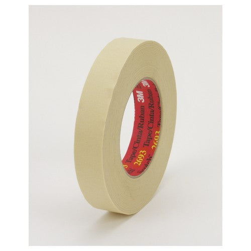 3M High Performance Masking Tape 2693 Tan 12 mm × 55 m 7.9 mil plastic core - Exact Industrial Supply