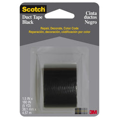 3M Black Duct Tape 1005-BLK-CD 1.5″ × 5 yd (38.1mm × 4.57m) - Exact Industrial Supply