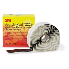 3M Scotch-Seal Mastic Tape Compound 2229 1″ × 10 ft Black - Exact Industrial Supply