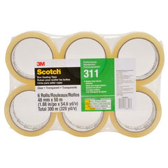 48mm × 50m Performance Box Sealing Tape Clear Alt Mfg # 68813 - Exact Industrial Supply