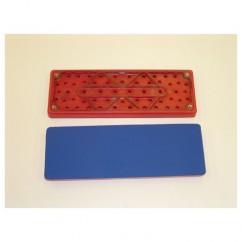 2-3/4X7-3/4 STIKIT PAD RED FOAM - Exact Industrial Supply