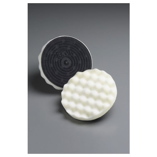 ‎3M Finesse-it Buffing Pad 01912 5-1/4″ White Foam - Exact Industrial Supply