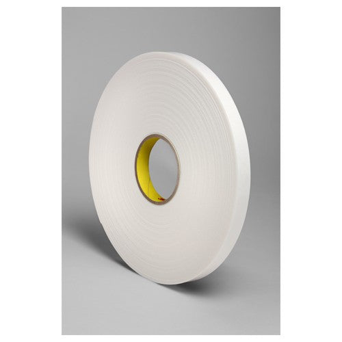 3M Double Coated Polyethylene Foam Tape 4466 White 3/4″ × 36 yd 62mil - Exact Industrial Supply
