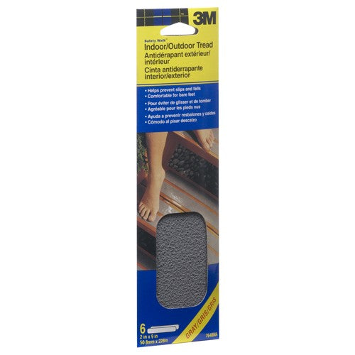 ‎3M Safety-Walk Slip Resistant Tape 370G-T2X9-6PK 2″ × 9″ Grey - Exact Industrial Supply