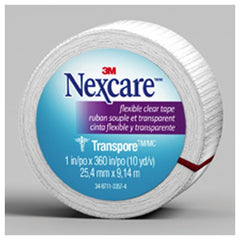 Nexcare Transpore Flexible Clear First Aid Tape 527-P1 2″ × 10 yds Wrapped - Exact Industrial Supply